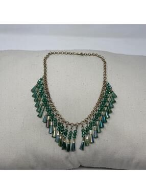Women's Green and Gold Jewellery